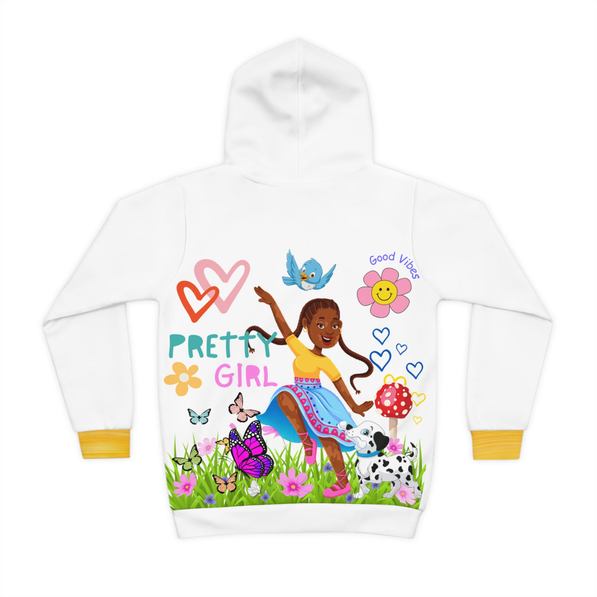 Vitiligo Awareness Pretty Girl Hoodie