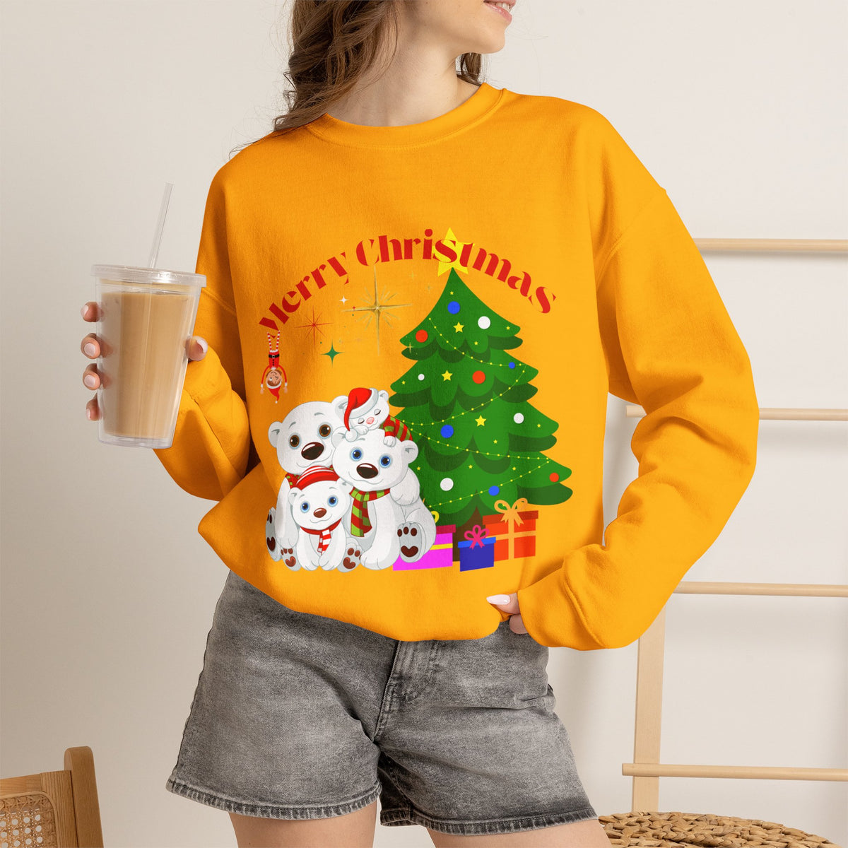 Merry Christmas Bears Sweatshirt