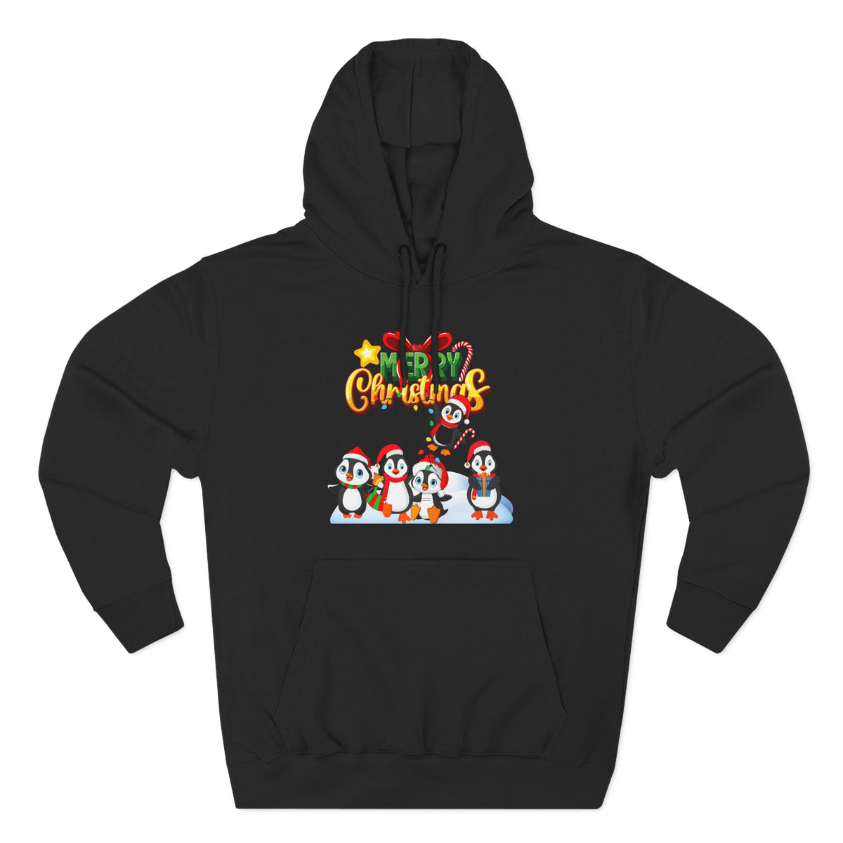 Merry Christmas Penguins Hoodie
