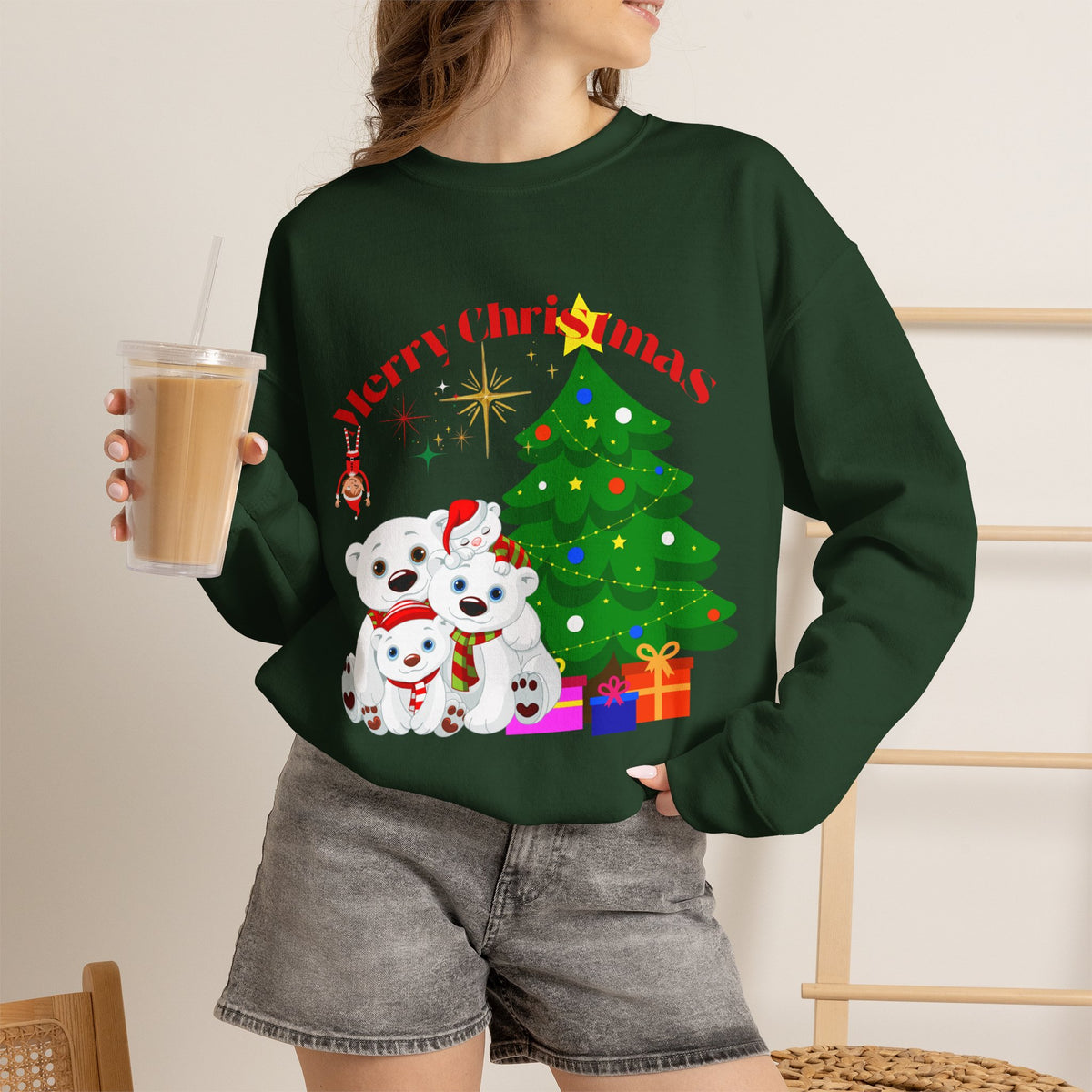 Merry Christmas Bears Sweatshirt
