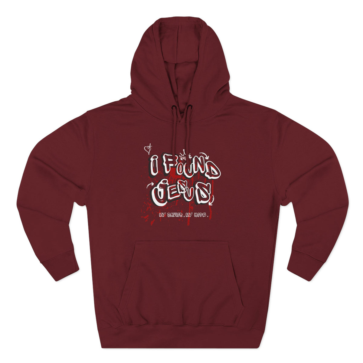 I Found Jesus Fleece Hoodie