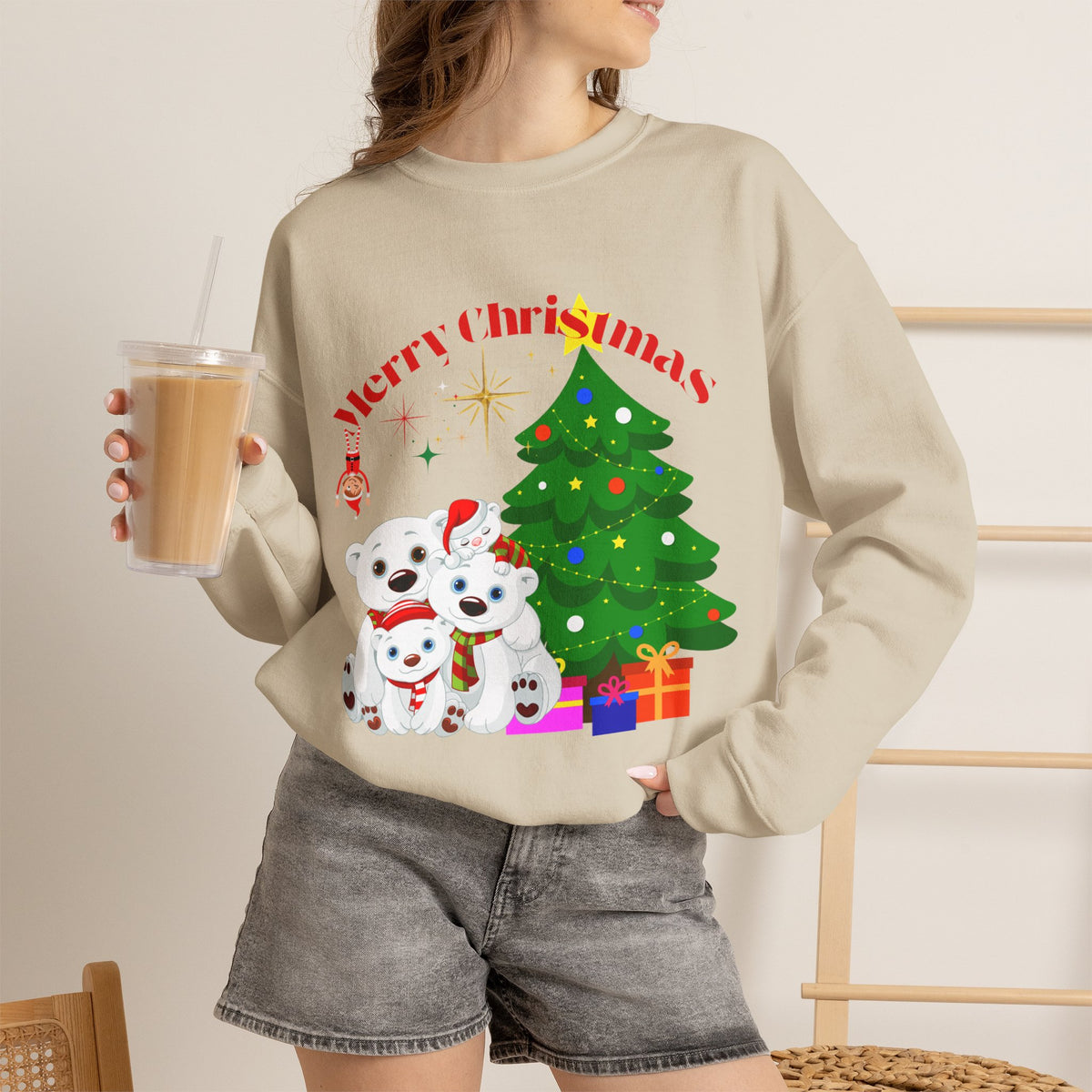 Merry Christmas Bears Sweatshirt