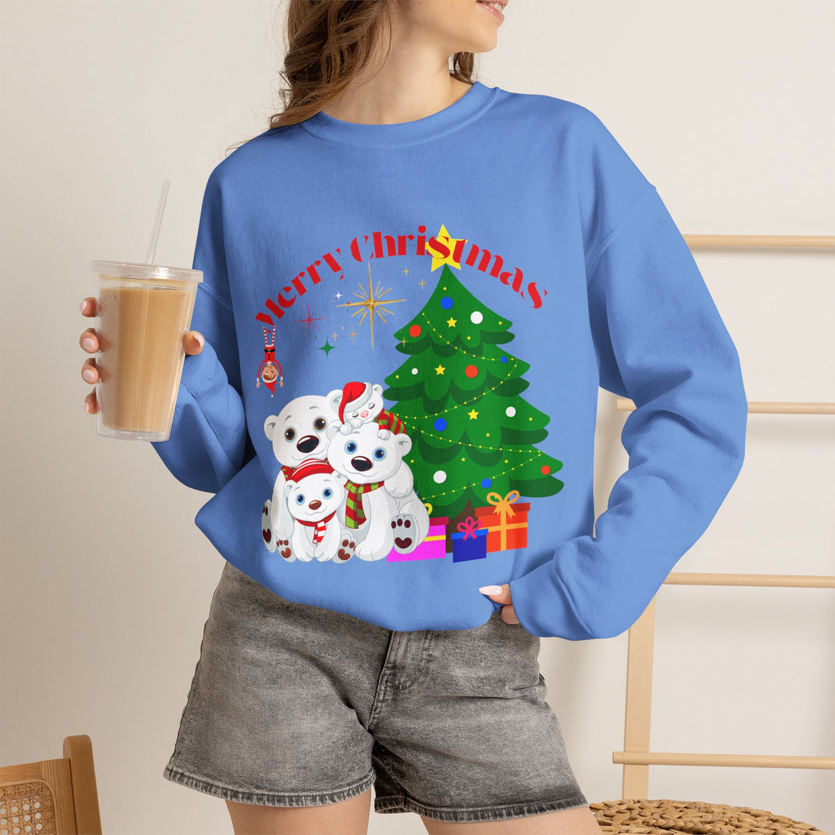 Merry Christmas Bears Sweatshirt