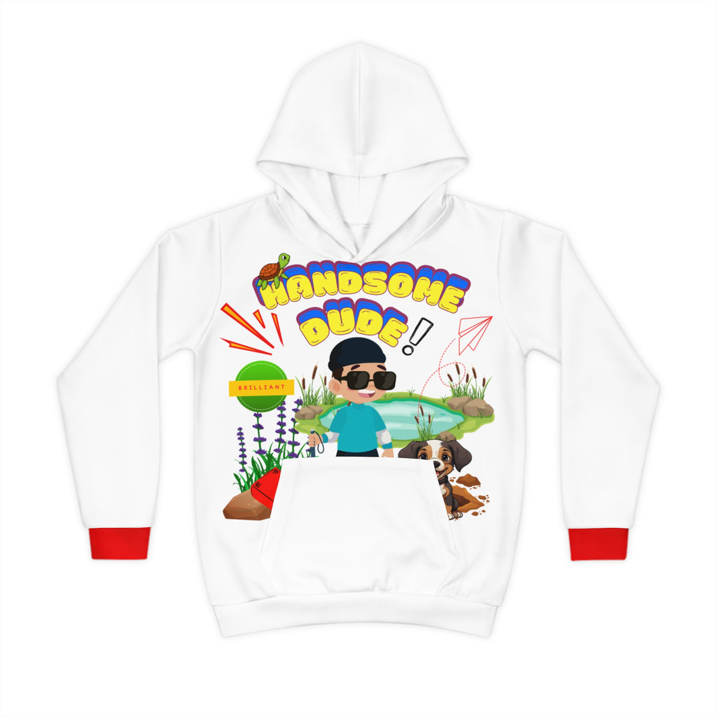 Visually Impaired Awareness Handsome Dude Hoodie