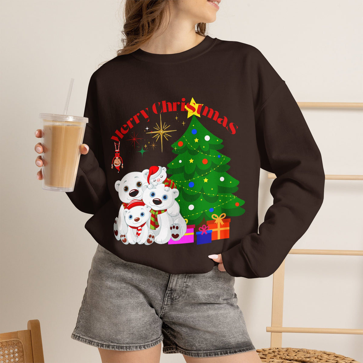 Merry Christmas Bears Sweatshirt