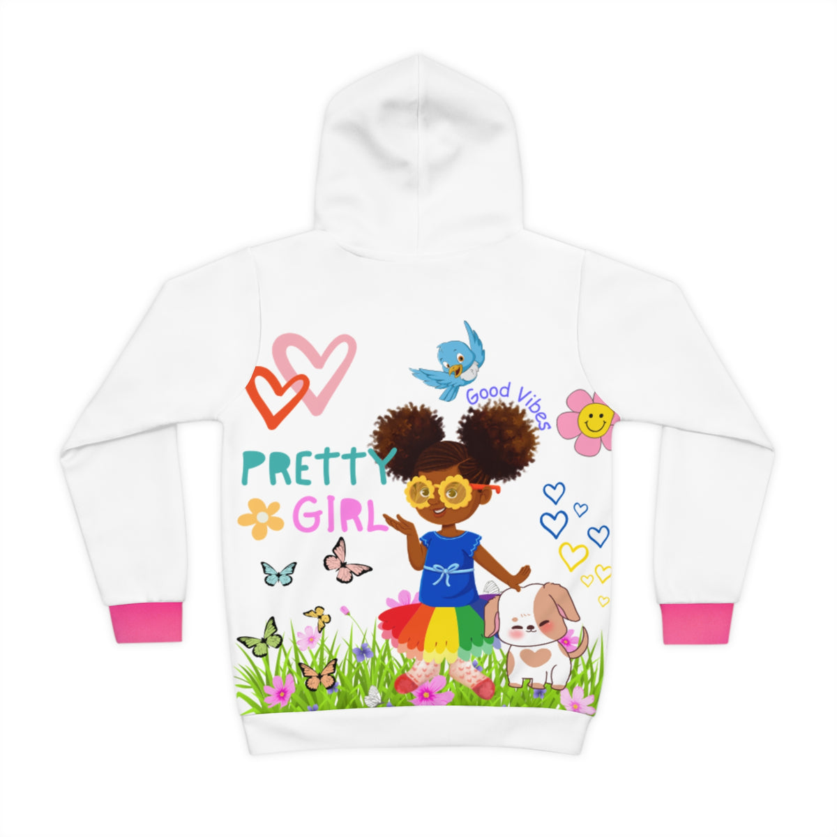 African American Culture Pretty Girl Hoodie