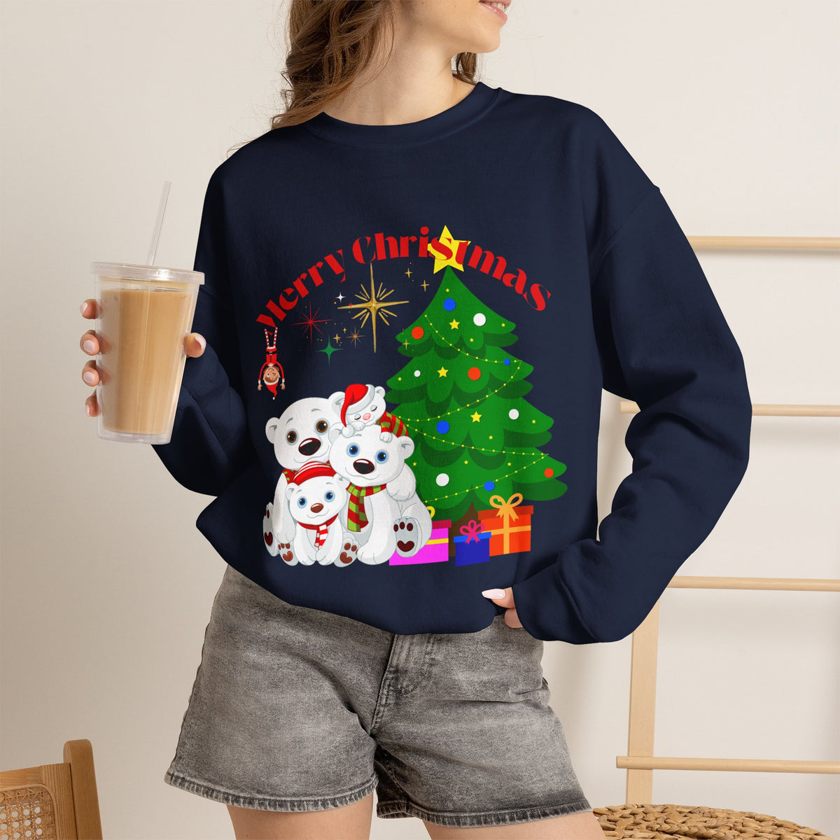 Merry Christmas Bears Sweatshirt