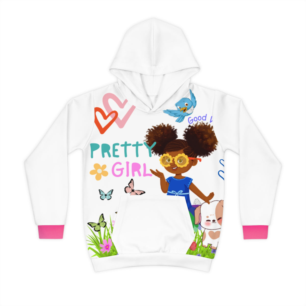 African American Culture Pretty Girl Hoodie