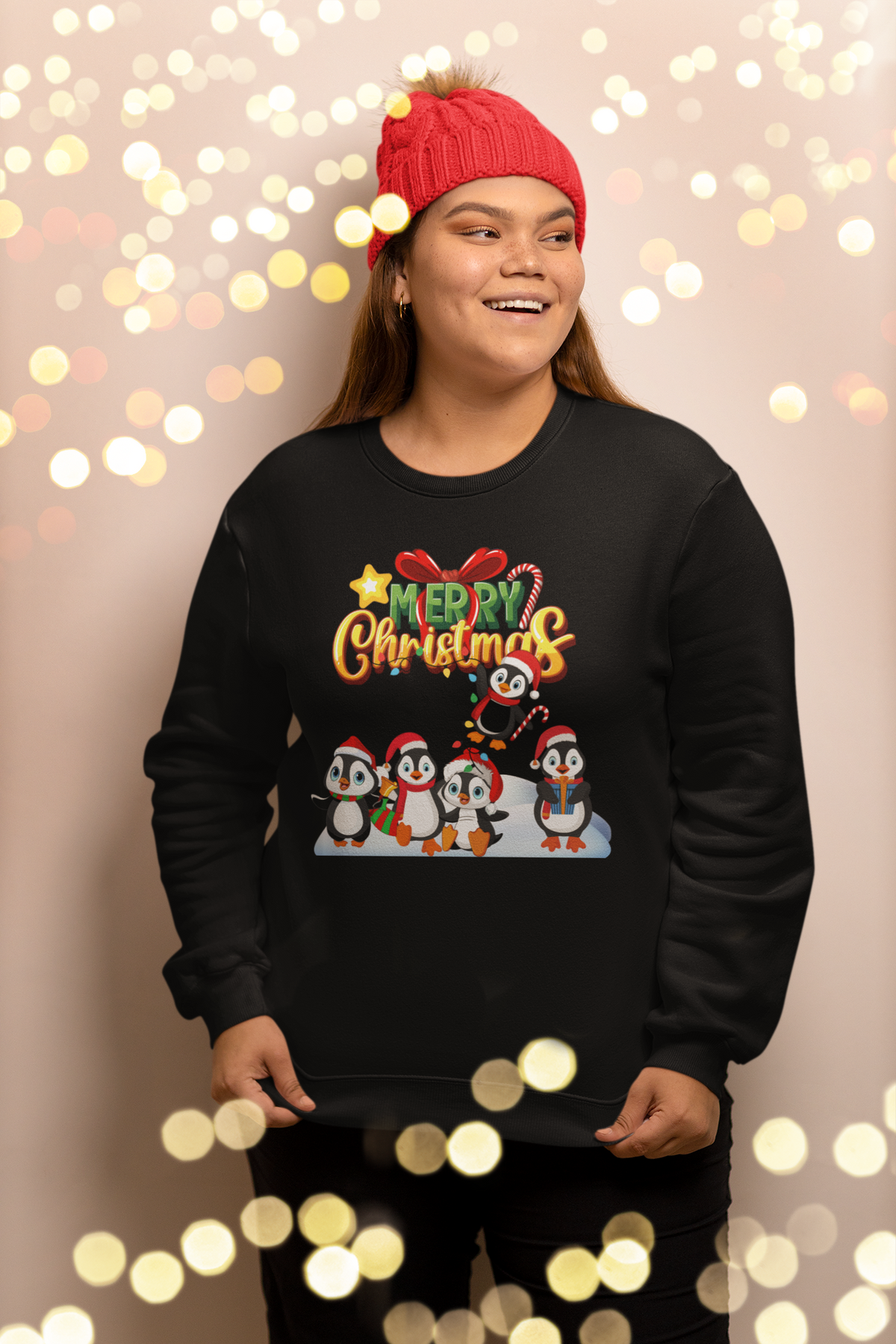 Merry Christmas Penguins  Sweatshirt