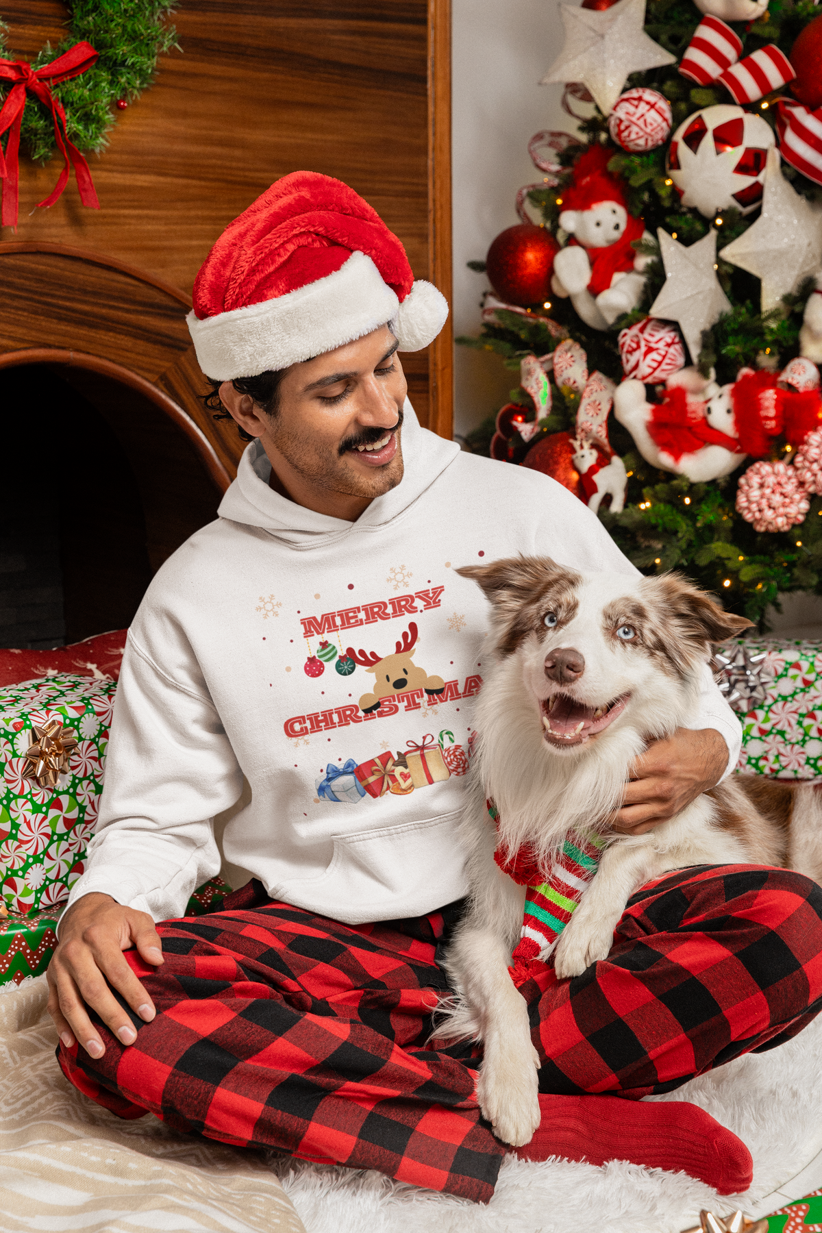 Merry Christmas Reindeer Hoodie