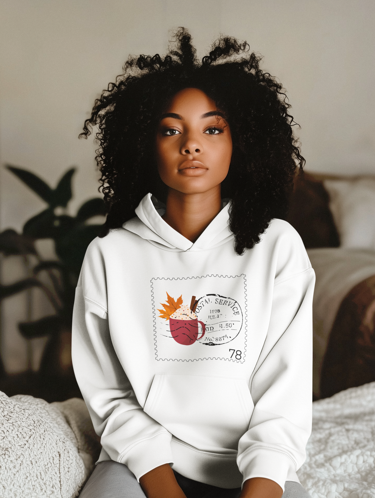 Fall Mailing Stamp Hoodie