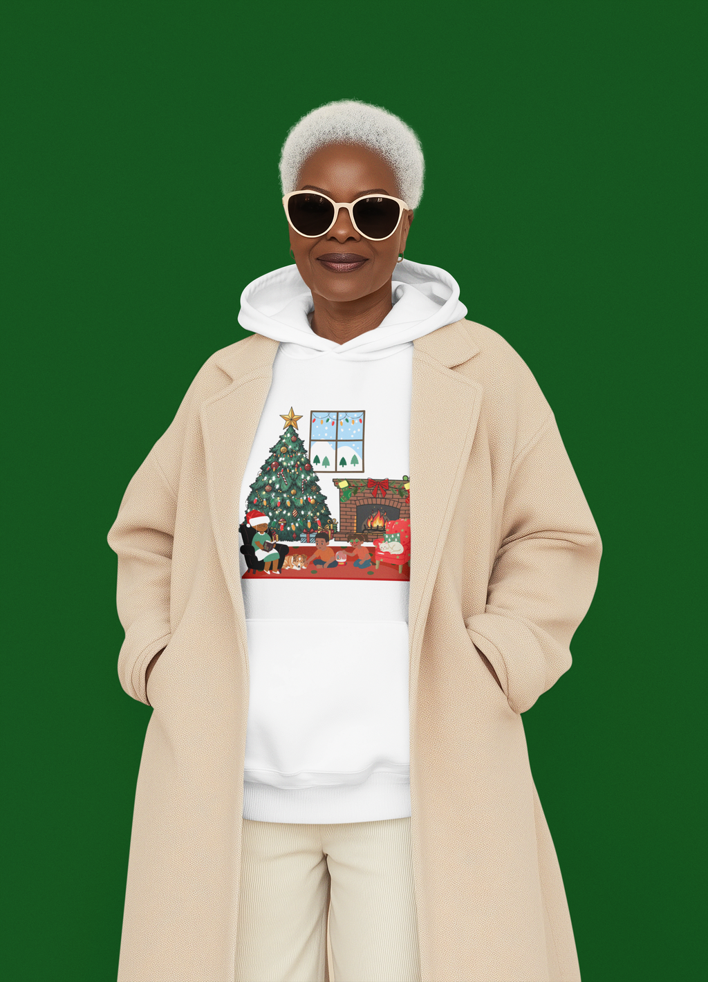 Grandma Cozy Christmas  Hoodie
