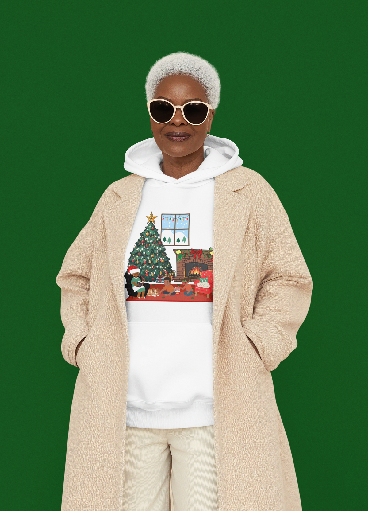 Grandma Cozy Christmas  Hoodie