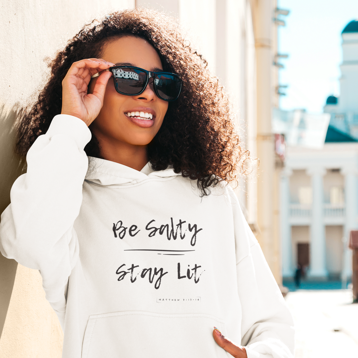 Be Salty Stay Lit, Matthew 5:13-14, Hoodie