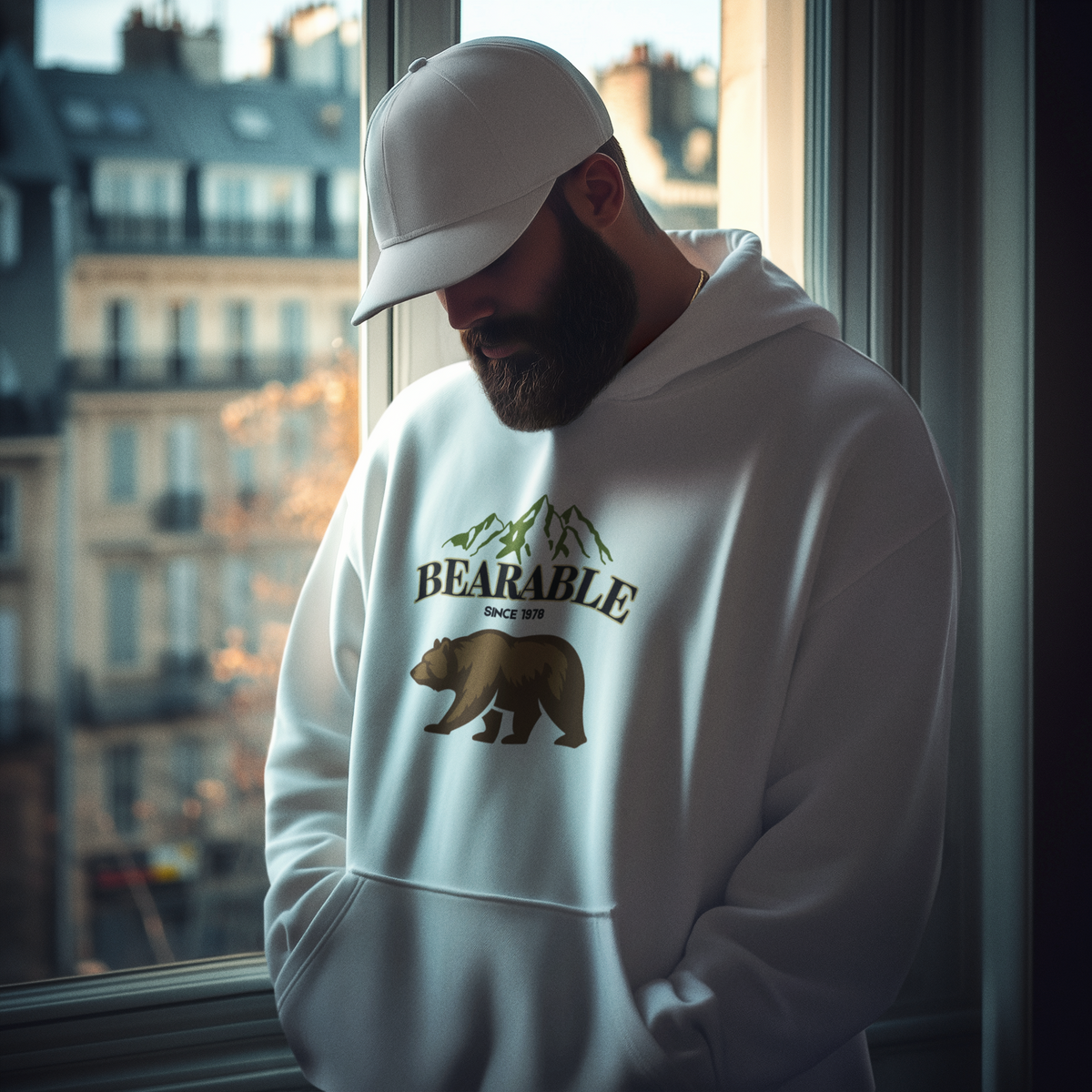 BEARABLE  Vintage  Hoodie
