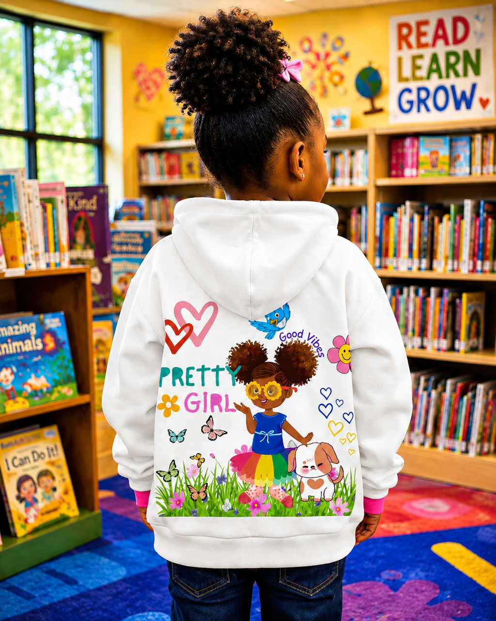 African American Culture Pretty Girl Hoodie