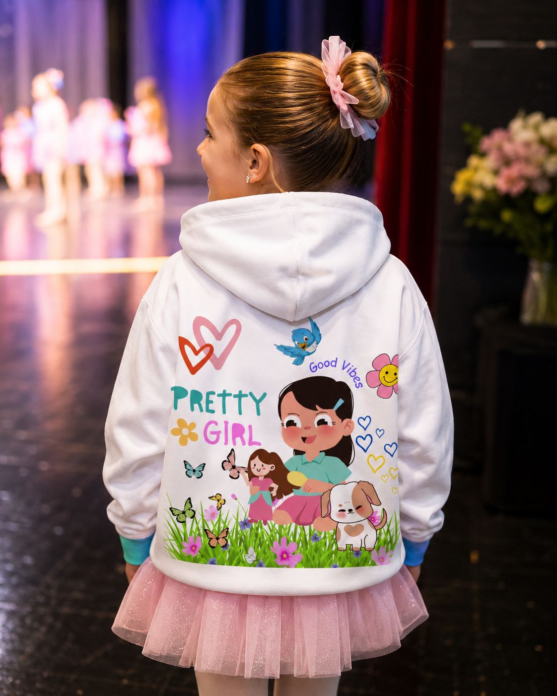 Caucasian Culture Pretty Girl Hoodie
