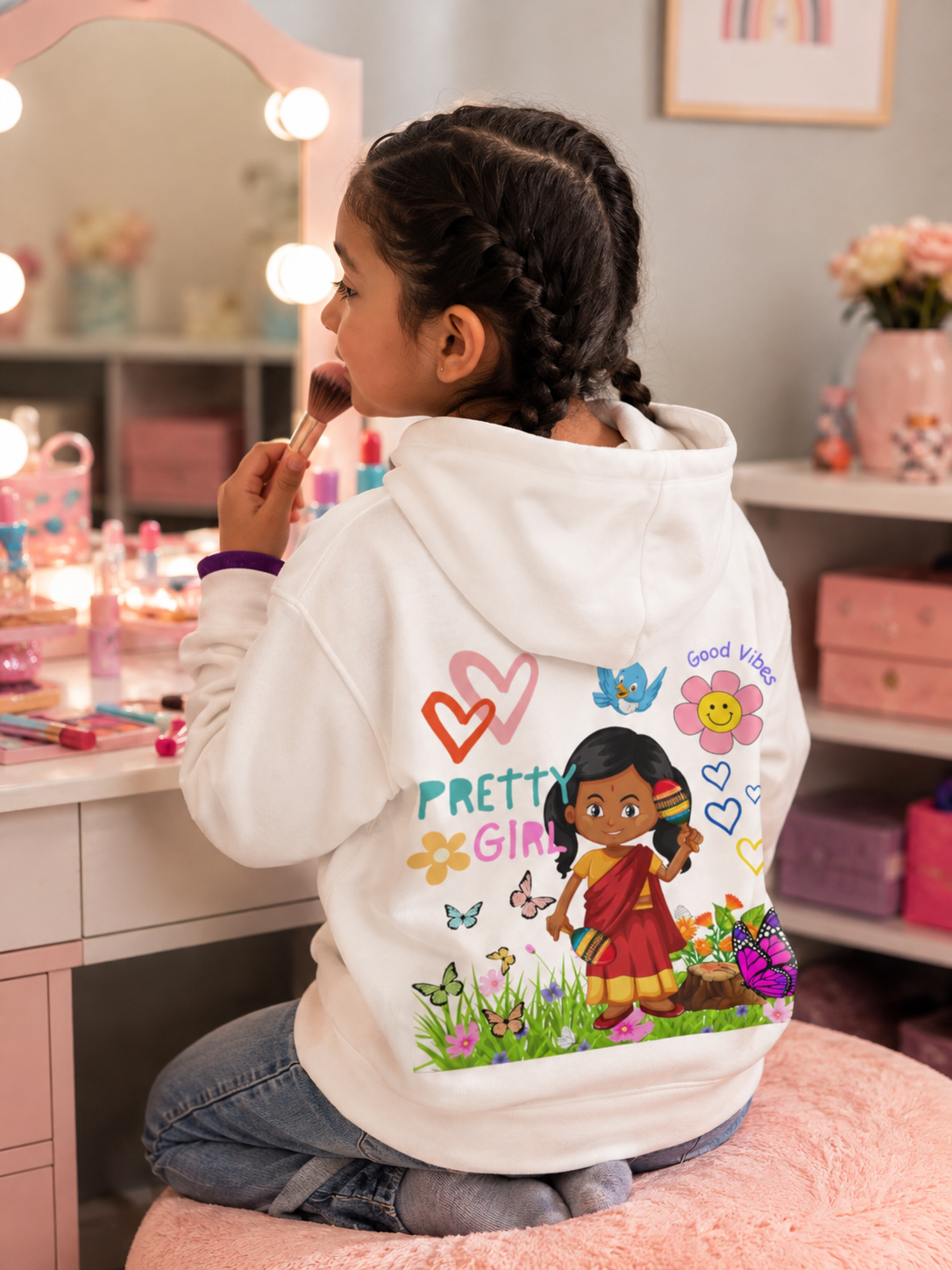 Native American Culture Pretty Girl Hoodie