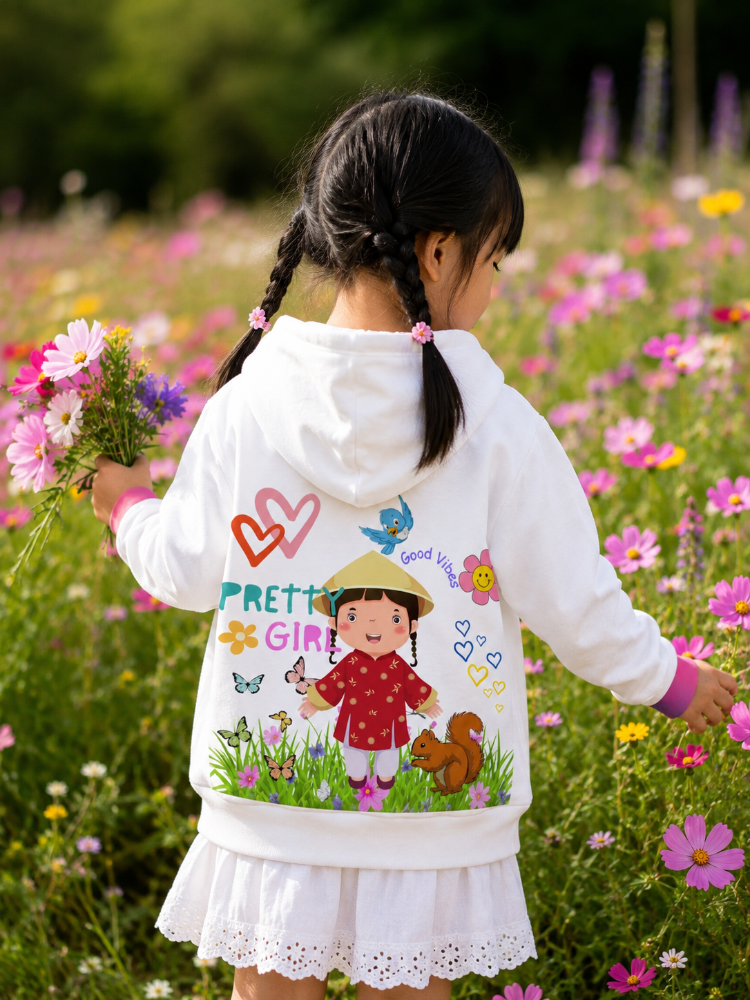 Asian Culture Pretty Girl Hoodie
