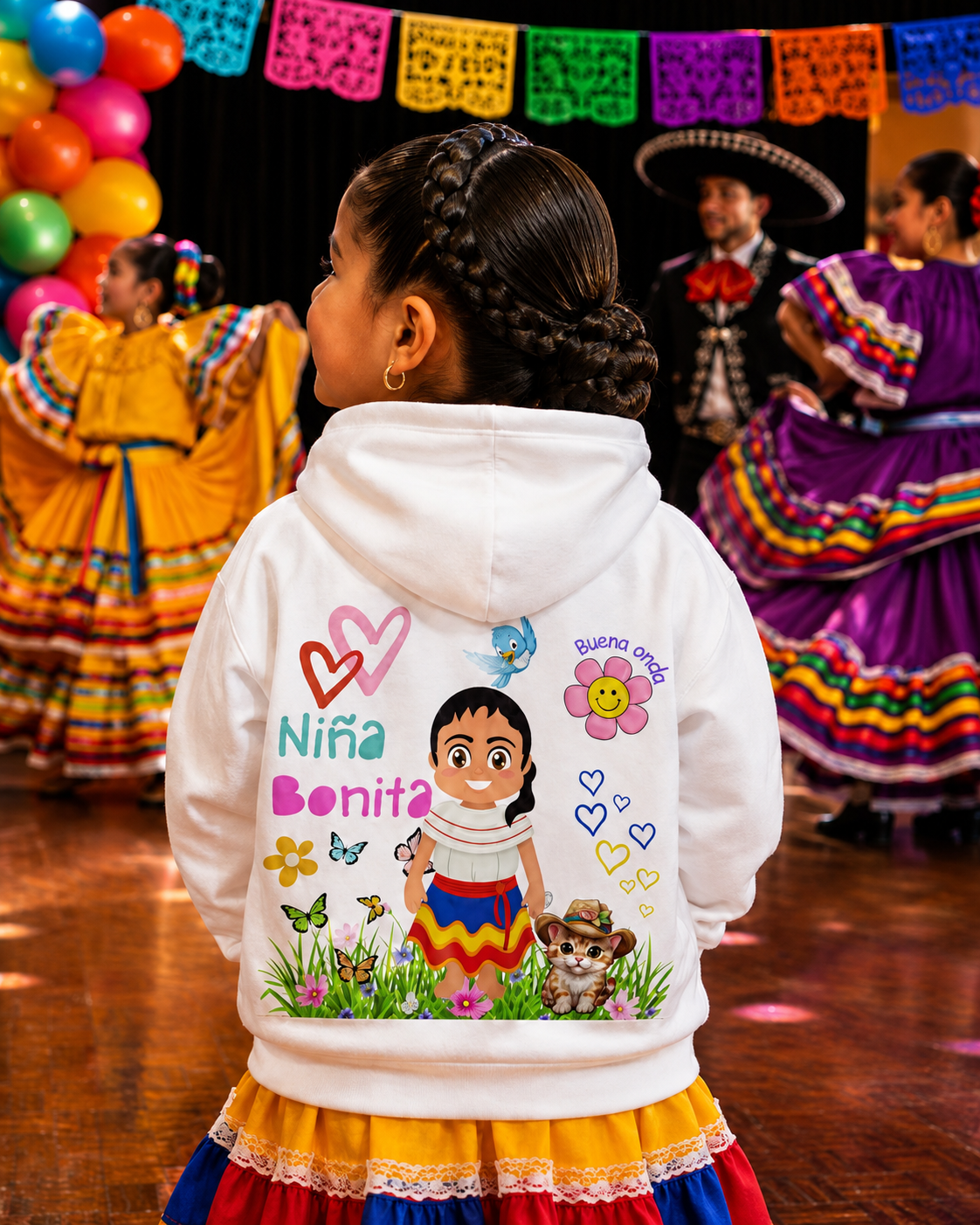 Hispanic Culture Pretty Girl  Hoodie