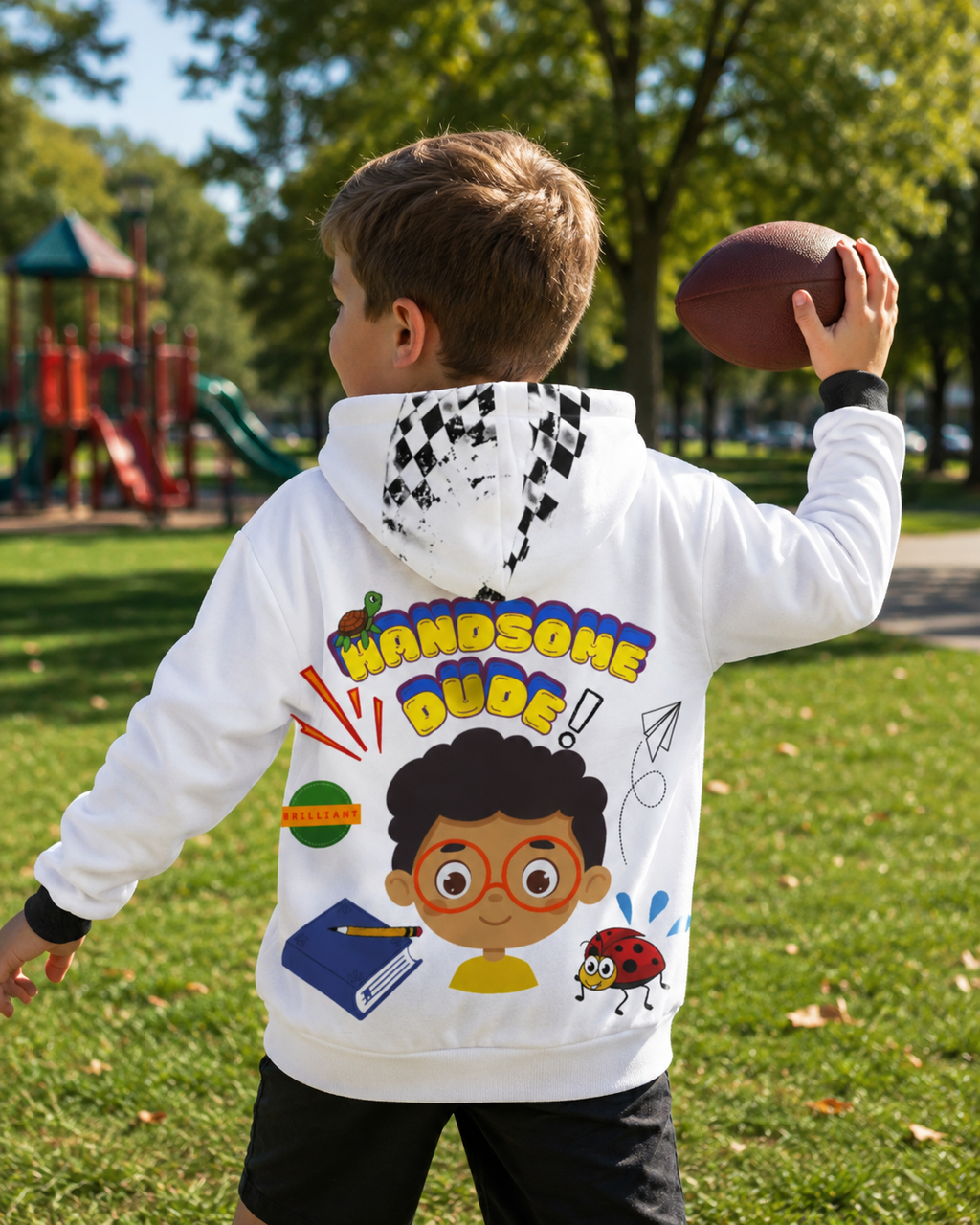 Caucasian Culture Handsome Dude Hoodie