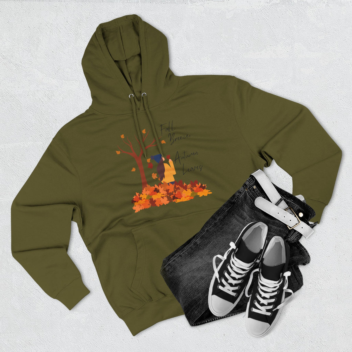 Fall Breeze, Autumn Leaves  Hoodie