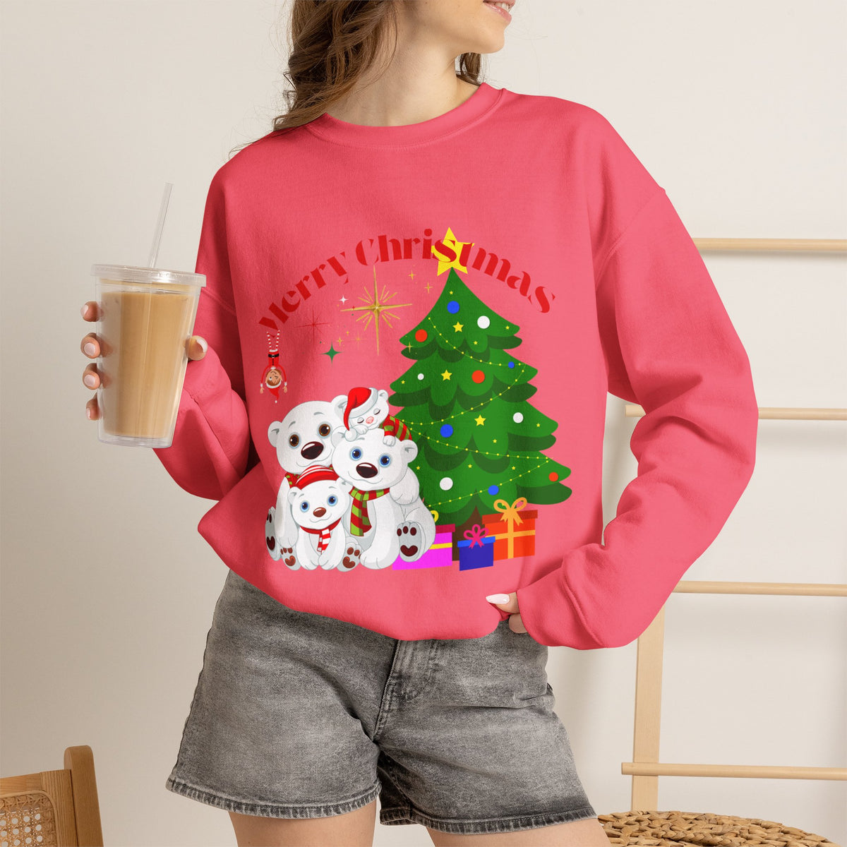 Merry Christmas Bears Sweatshirt