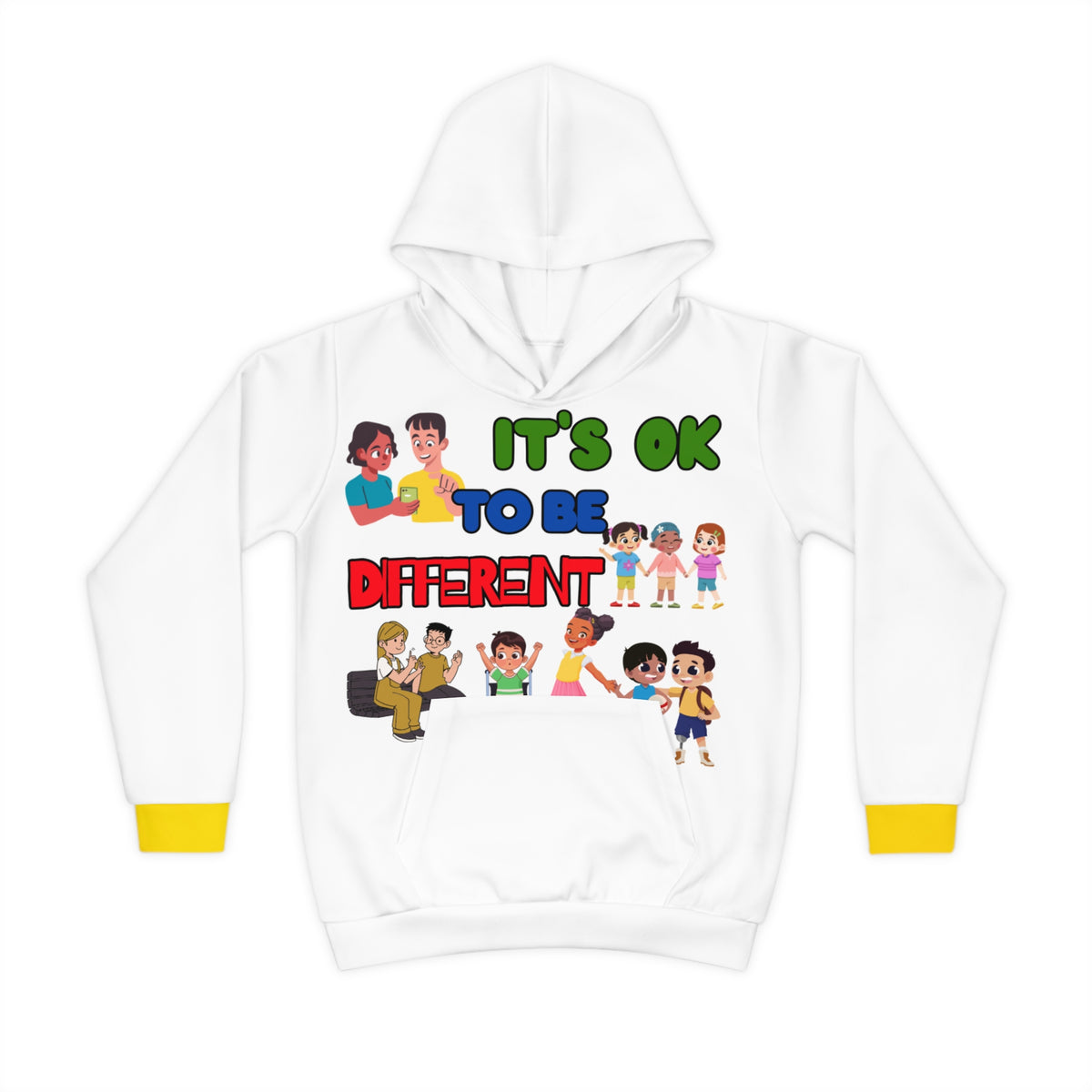 It's Ok To Be Different Disability Awareness Hoodie