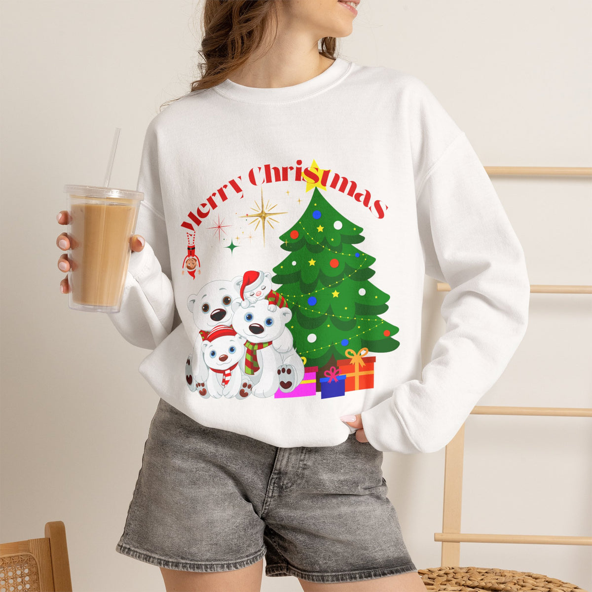Merry Christmas Bears Sweatshirt