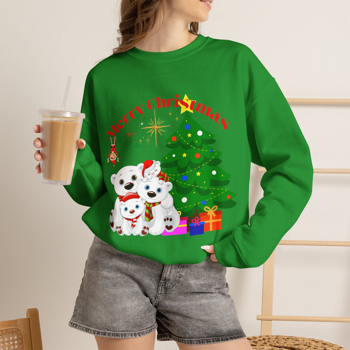 Merry Christmas Bears Sweatshirt