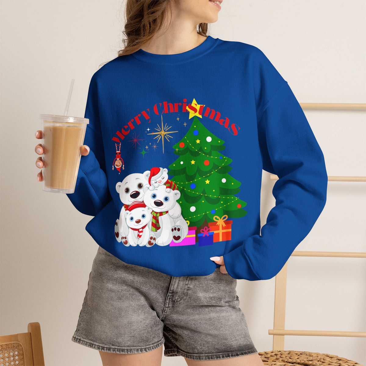 Merry Christmas Bears Sweatshirt