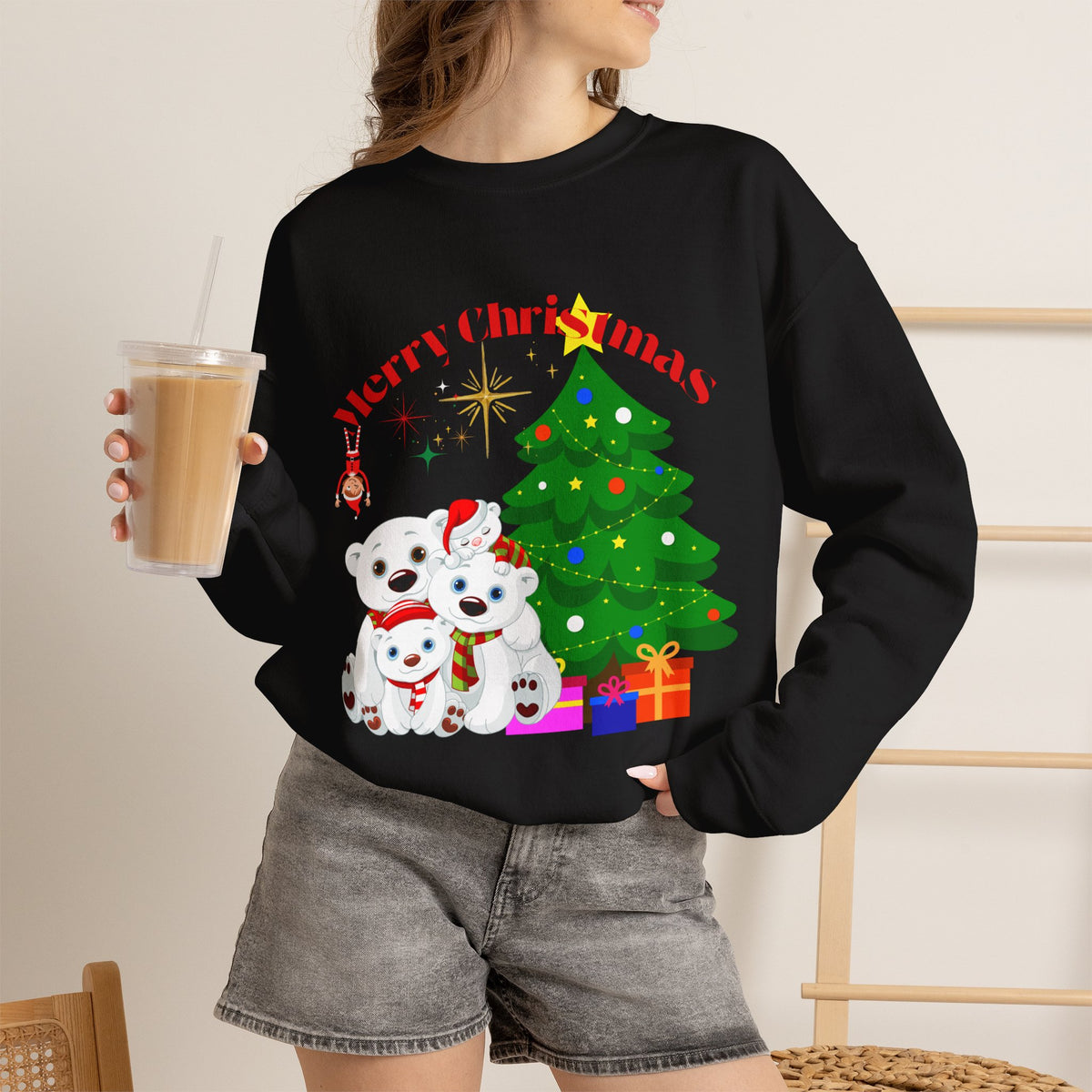 Merry Christmas Bears Sweatshirt
