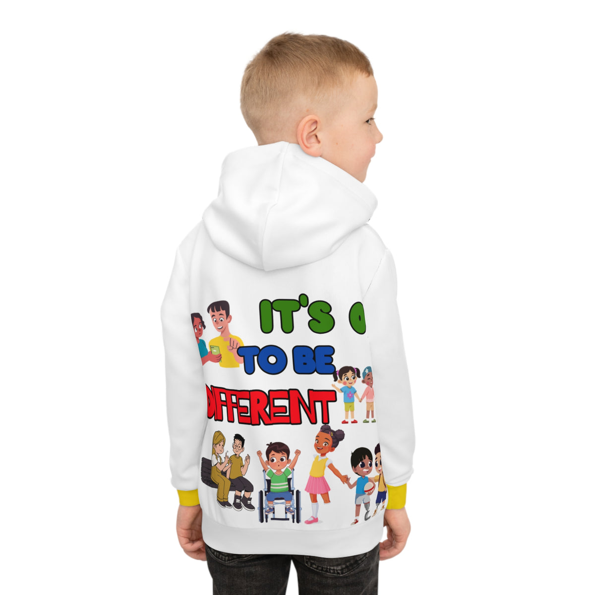 It's Ok To Be Different Disability Awareness Hoodie