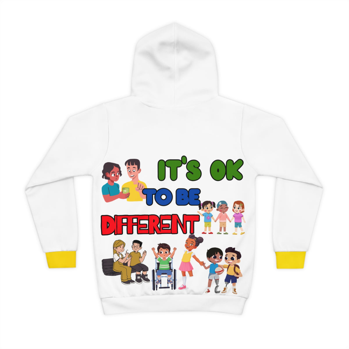 It's Ok To Be Different Disability Awareness Hoodie