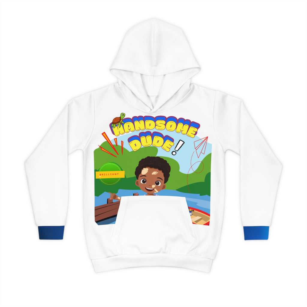 Vitiligo Awareness Handsome Dude Hoodie