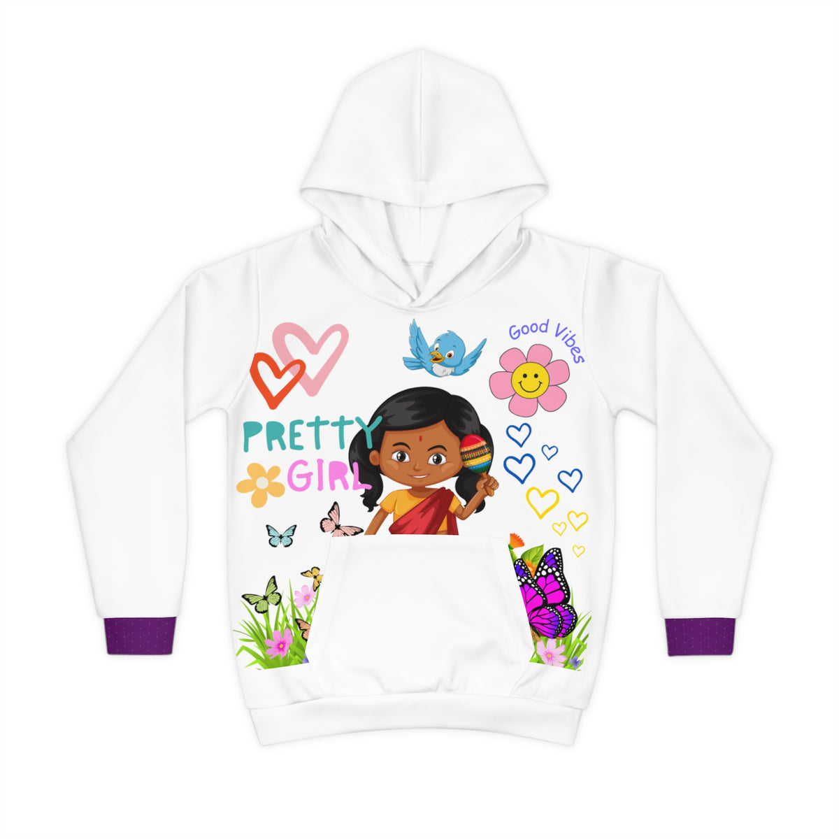 Native American Culture Pretty Girl Hoodie