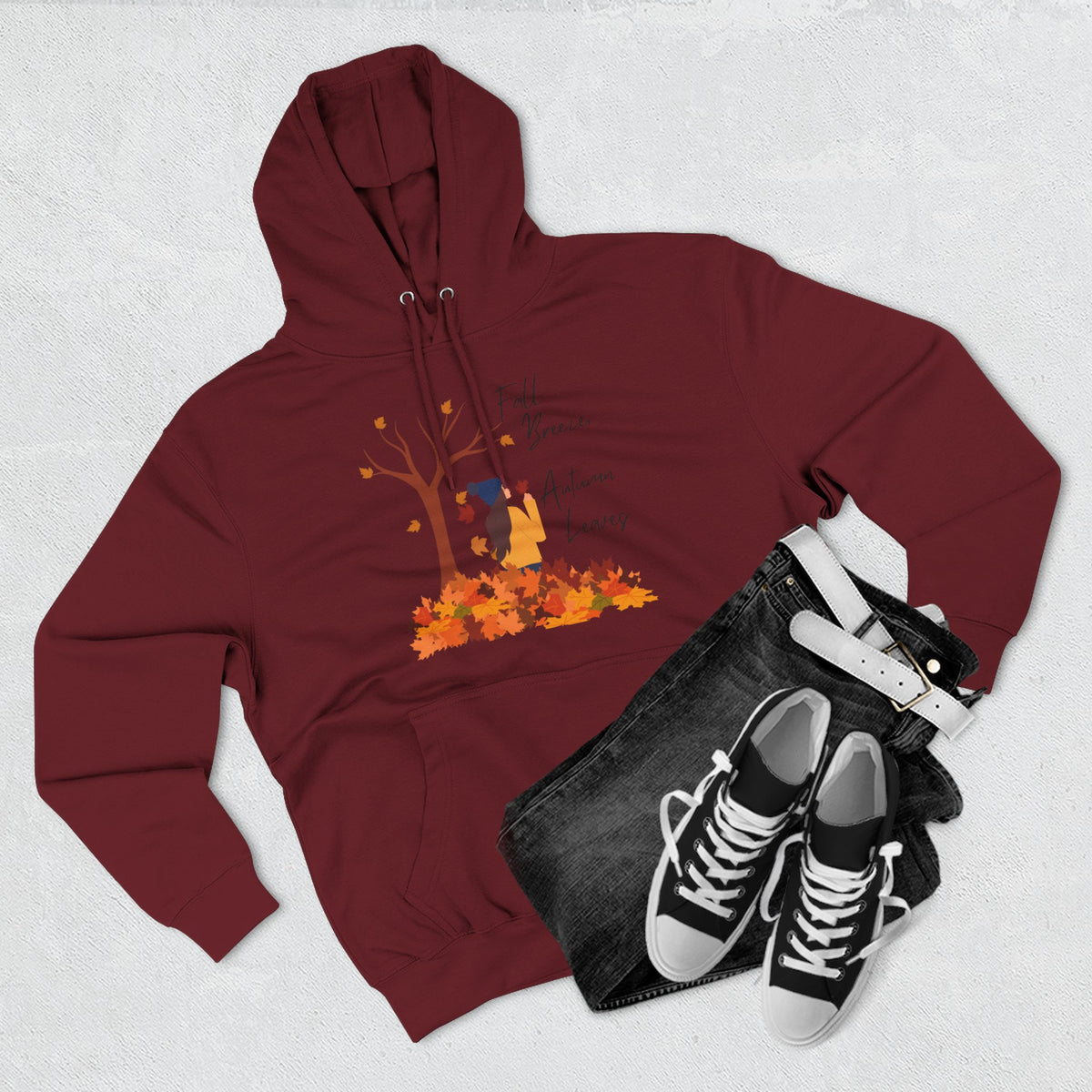 Fall Breeze, Autumn Leaves  Hoodie