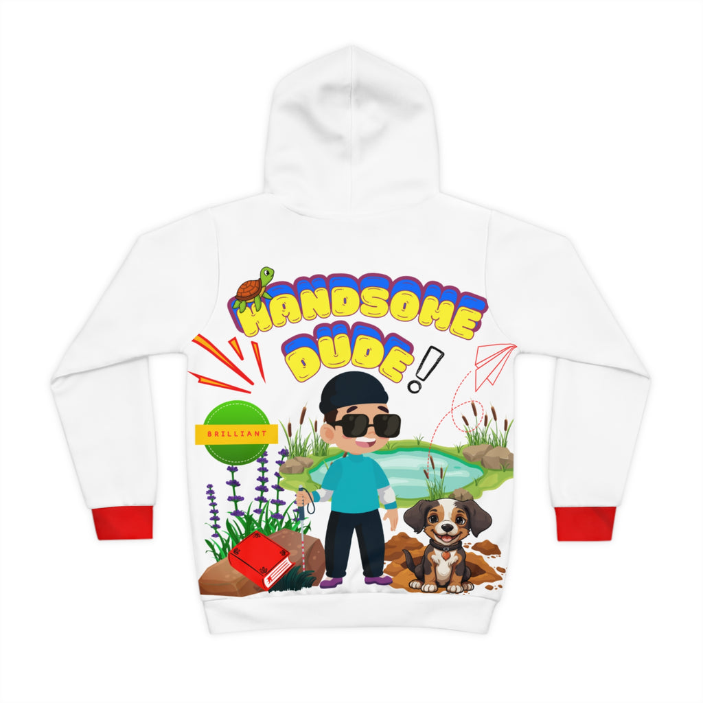Visually Impaired Awareness Handsome Dude Hoodie