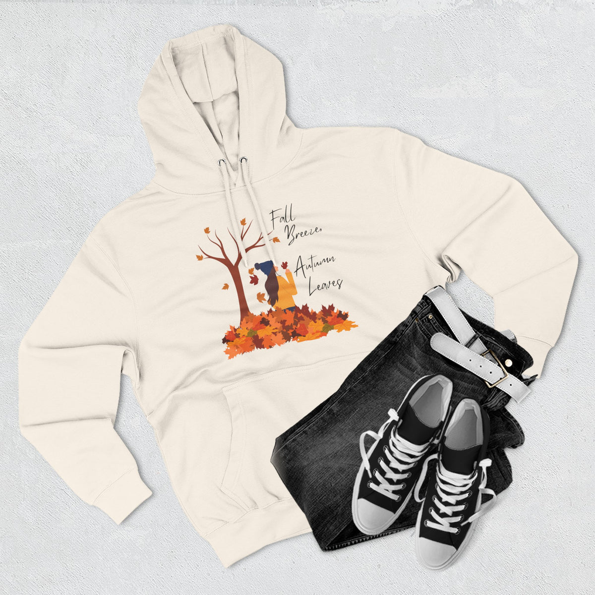 Fall Breeze, Autumn Leaves  Hoodie