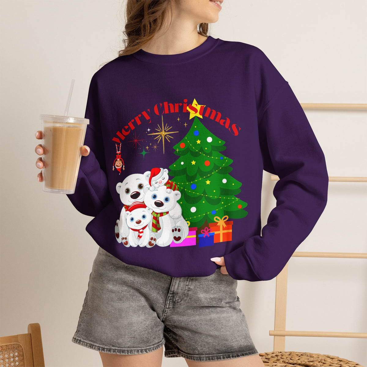 Merry Christmas Bears Sweatshirt