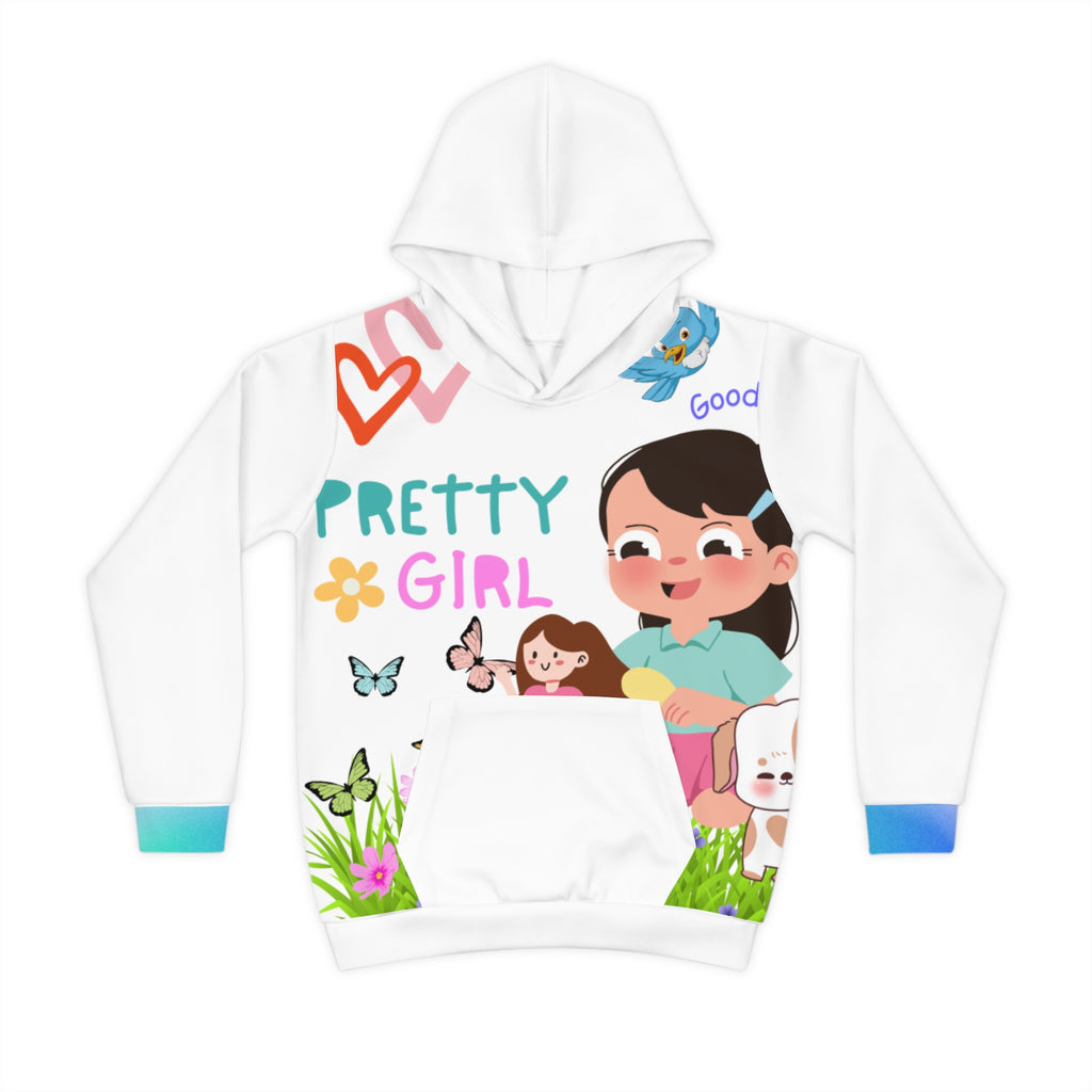 Caucasian Culture Pretty Girl Hoodie