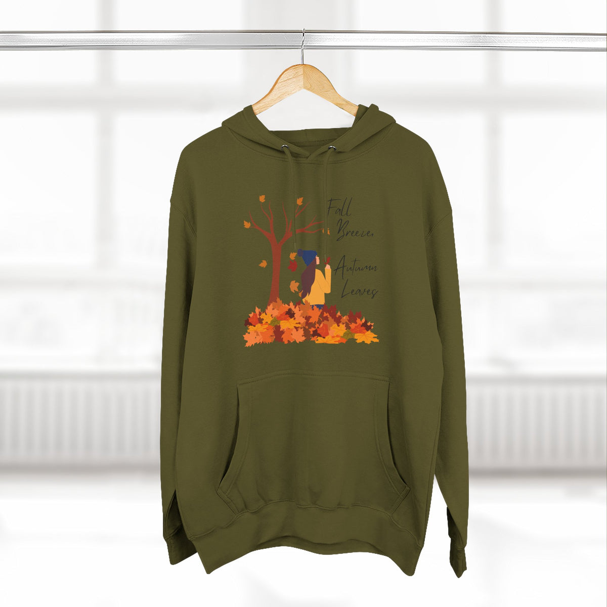 Fall Breeze, Autumn Leaves  Hoodie