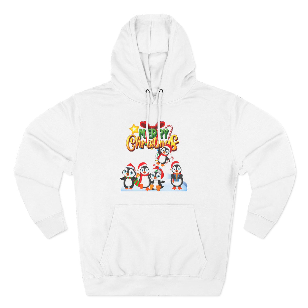 Merry Christmas Penguins Hoodie