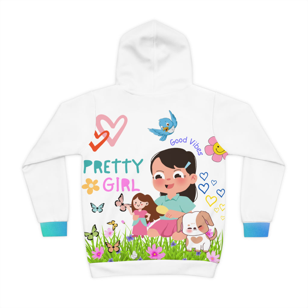 Caucasian Culture Pretty Girl Hoodie