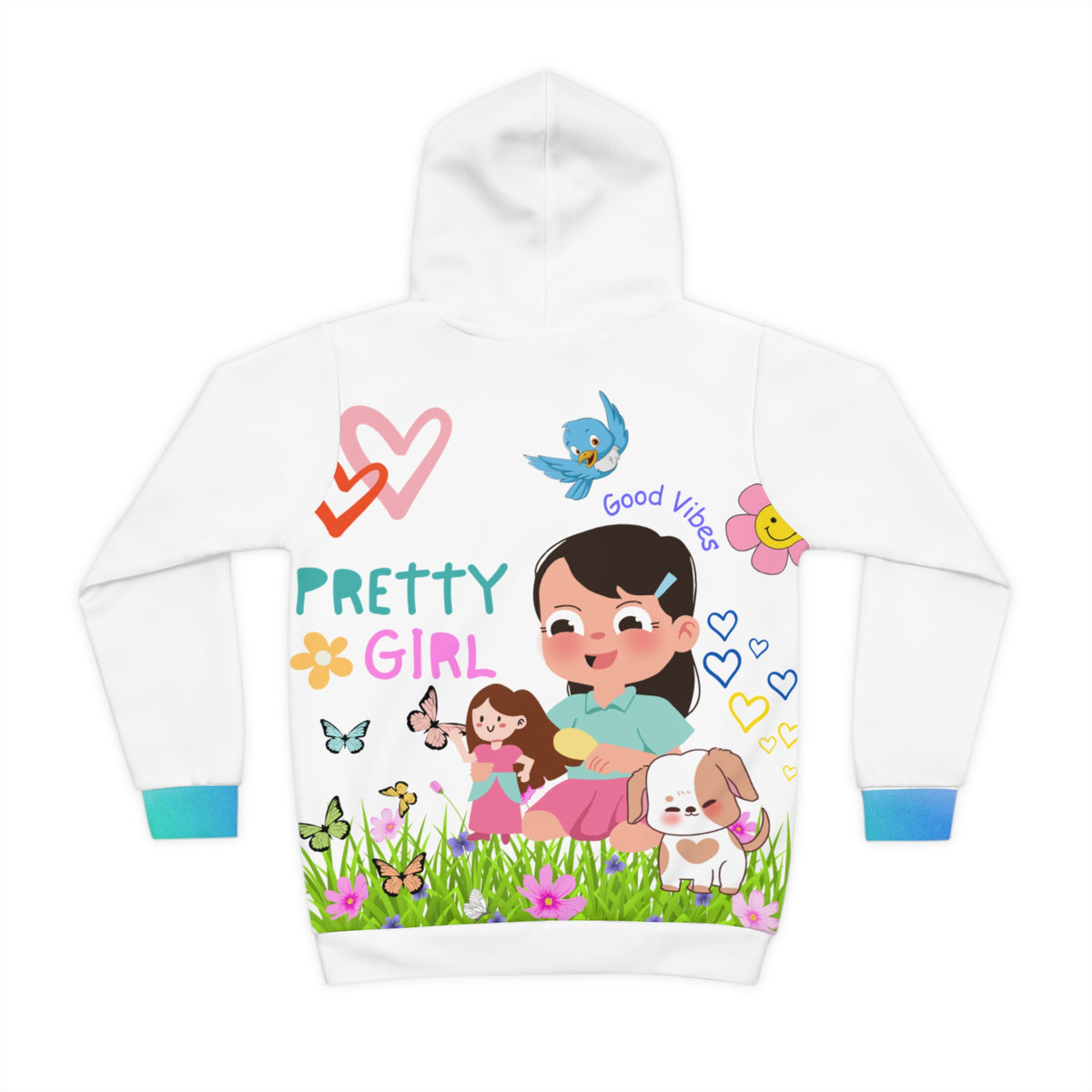 Caucasian Culture Pretty Girl Hoodie